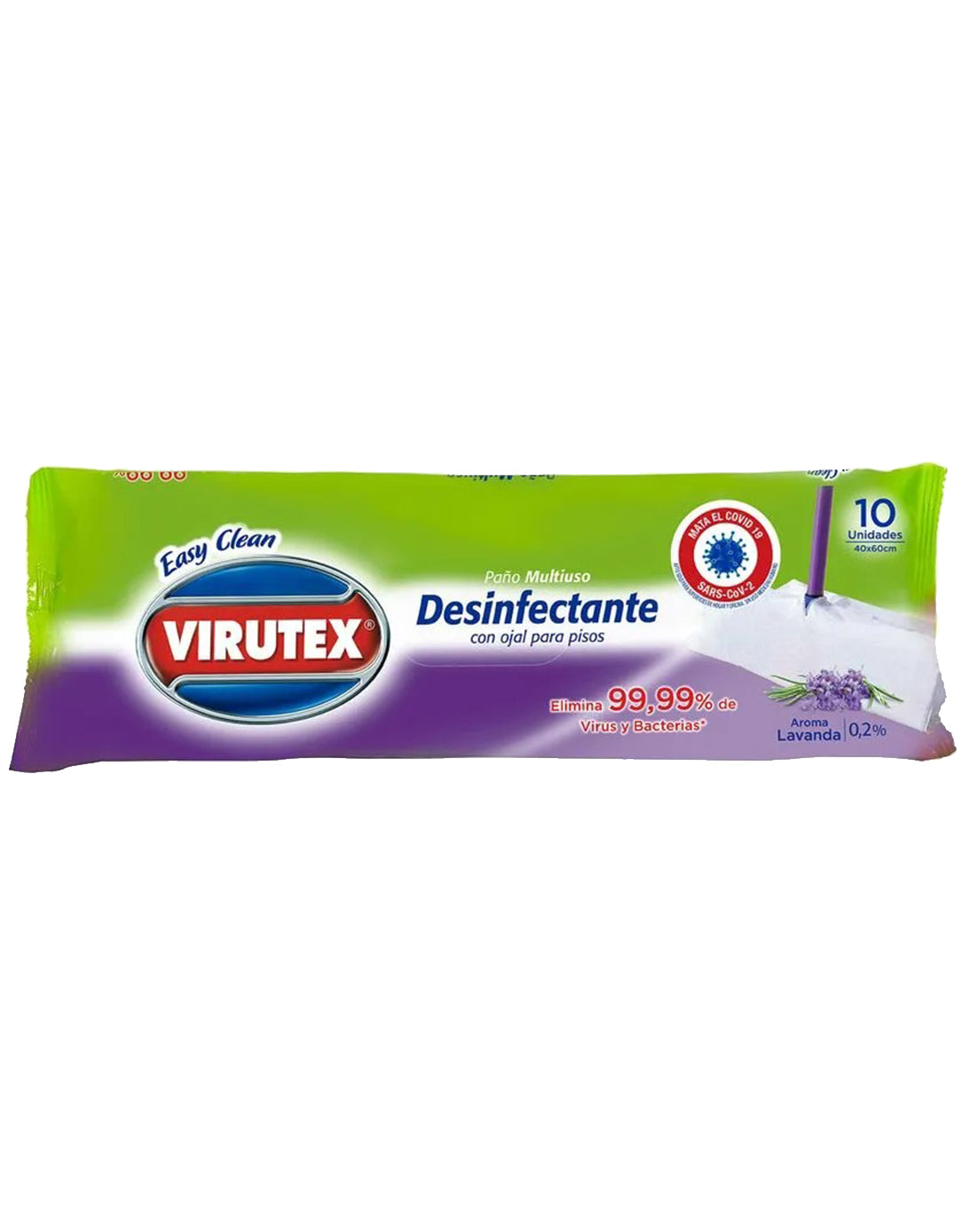 Virutex Trapero Humedo Lavanda 10 unid - Puntolimpieza